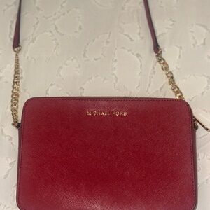 Michael Kors Red Crossbody Bag